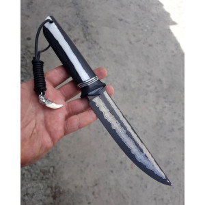 БІЛИЙ ВОВК ніж ручної роботи майстра студії Павла Гончаренка, замовити купити в Україні (Високовуглецева сталь ХВГ). Photo 2